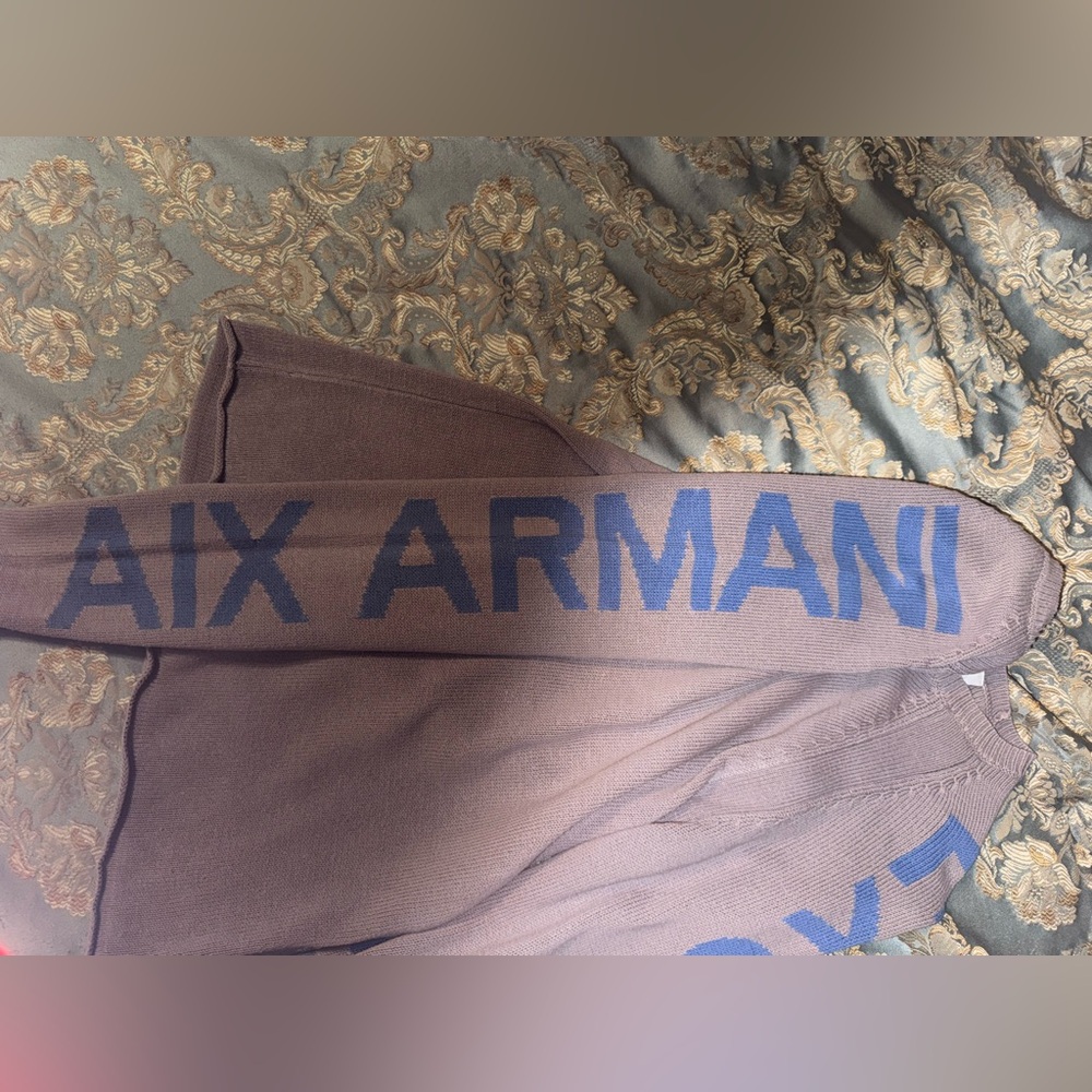 Armani Exchange - Light Gray Knit Sweater